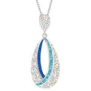 Danbury Mint Shimmering Sea Wave Necklace
